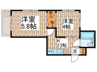 ワコーレ蒲田I【3階】の間取り