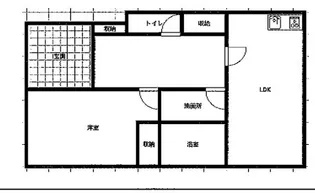 レークサイド万葉【1階】の間取り