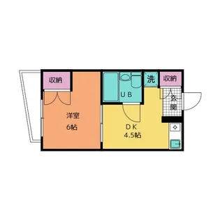 メゾン白銀【2階】の間取り