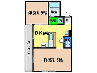 メゾンパルクNS【2階】の間取り