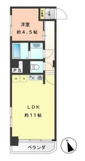 東京都台東区蔵前4【マンション】の間取り