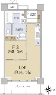 ザ・レジデンス芦屋スイート【6階】の間取り