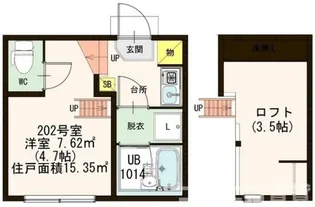 SonnyHouse志村坂上【2階】の間取り
