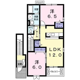 しなの F【2階】の間取り