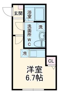 カーサフェリーチェ上星川【3階】の間取り