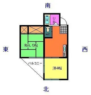 2Kの間取り画像