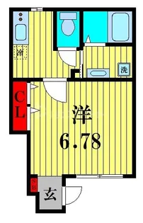 1Kの間取り画像