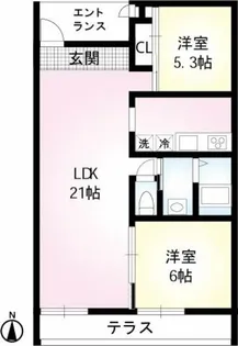 HAYASHI Act.1【2階】の間取り