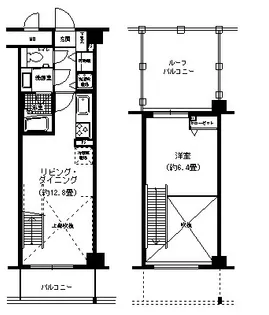 NTPRレジデンス菊名【4階】の間取り