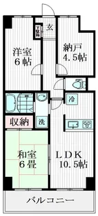 プロフィットリンク竹ノ塚【3階】の間取り