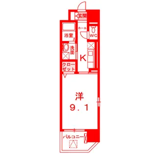 グランアルブル【5階】の間取り