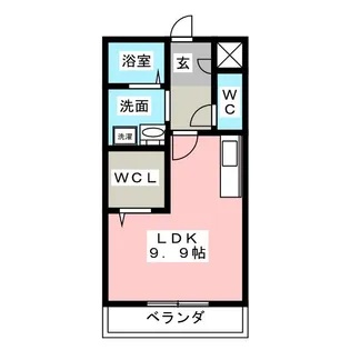 スカイ【1階】の間取り