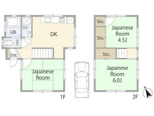 埼玉県春日部市大枝【一戸建】の間取り