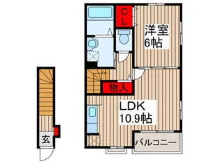レジェンドIII【2階】の間取り