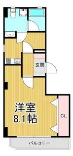 sixpommes(スイスポム)【2階】の間取り