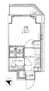 SOHO赤坂【2階】の間取り