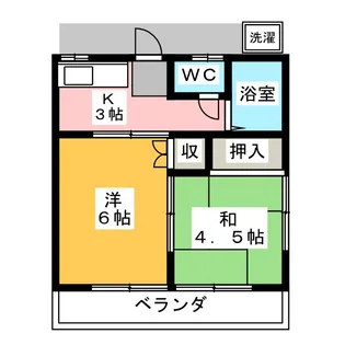 カナディアンハイツヤマザキ【2階】の間取り