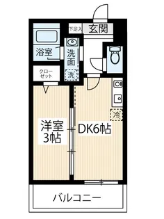 ARCOBALENO SHINITABASHI【3階】の間取り