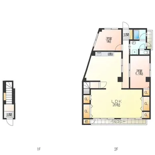 徳島県徳島市秋田町3【マンション】の間取り