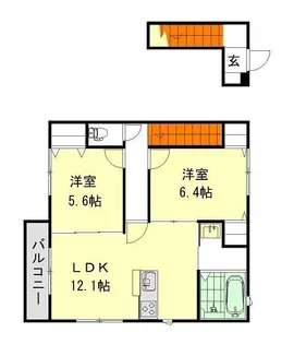 ユアメゾン一宮【2階】の間取り