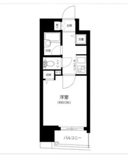 パレステュディオシンシア文京千石【7階】の間取り