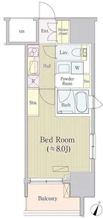 サイプレス日本橋本町【2階】の間取り