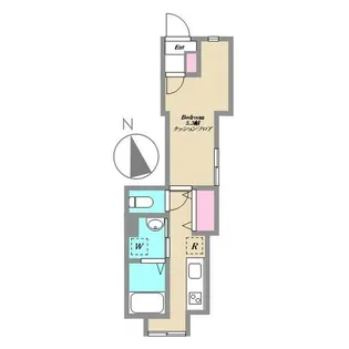 東京都新宿区西早稲田2【マンション】の間取り