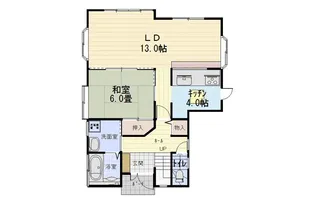 神奈川県相模原市中央区淵野辺4【一戸建】の間取り