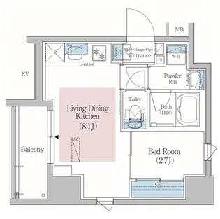 アーバネックス錦糸公園II【12階】の間取り