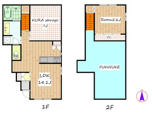 クリア高井 N棟【1階】の間取り