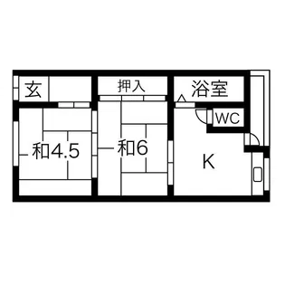 矢野文化【1階】の間取り