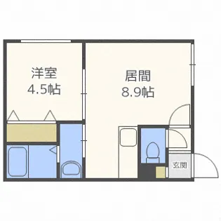 リヴィエールS10【1階】の間取り