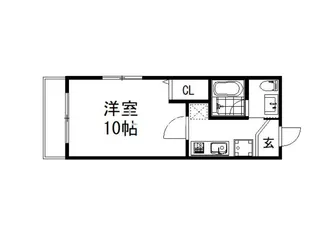 メゾンエクセル(イースト)【1階】の間取り