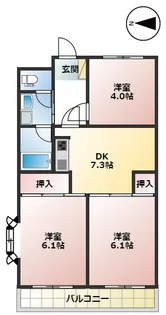 グリーンピア青葉台I【2階】の間取り