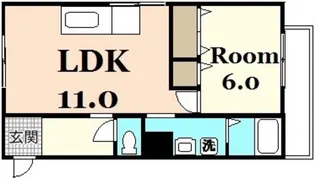 山田ビル(八木9)【4階】の間取り