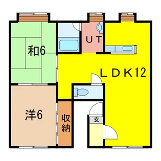 コーポぐれこII【2階】の間取り
