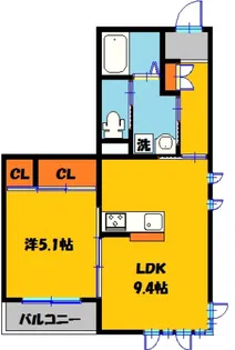 メゾンRC【1階】の間取り