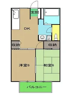 ルミエールC【2階】の間取り