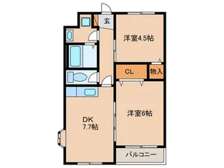 COMFORTT2【3階】の間取り