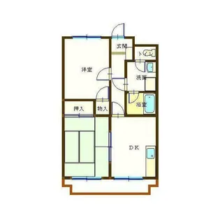 グランドゑび寿【3階】の間取り