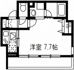 ファースティーナ【1階】の間取り