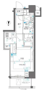 ZOOM錦糸町【8階】の間取り