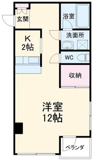 アイエスビル【2階】の間取り