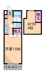 神奈川県横浜市港北区下田町2【アパート】の間取り