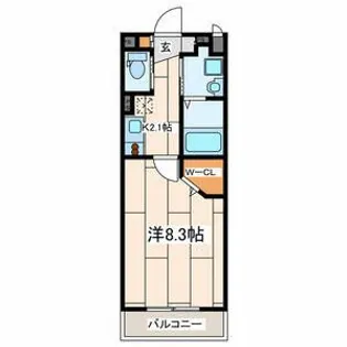 神奈川県横浜市保土ヶ谷区峰岡町2【マンション】の間取り