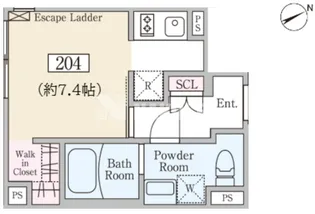 ReveResidence学芸大学【2階】の間取り