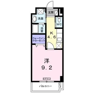 ヴィラ・ソレイユ【4階】の間取り