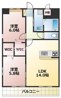 熊本県菊池郡菊陽町大字津久礼【マンション】の間取り