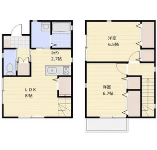 埼玉県川口市川口4【一戸建】の間取り