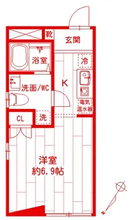 レガリア鶴見中央【2階】の間取り